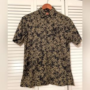 Vintage black yellow Tori Richard’s aloha shirt